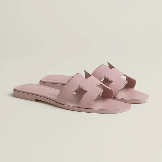 Hermès Oran Sandal — Rose Cancan Pink Calfskin - Zeuskicks