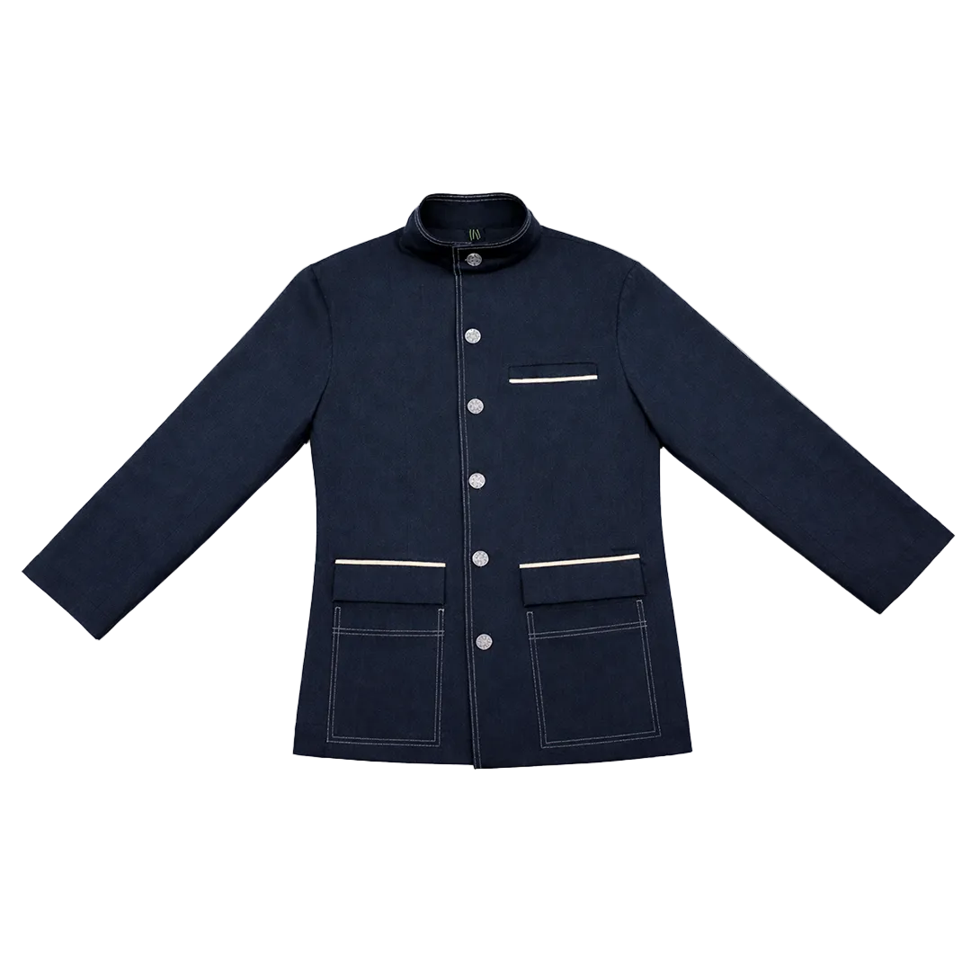 Men’s Dark Selvedge Blazer - Youth Rebellion by Old Gene