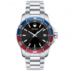 Movado Series 800 2600152 Black Dial Red-Blue Bezel 40 mm Watch