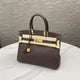 Hermès Birkin 30 – Ebene Togo with Gold Hardware