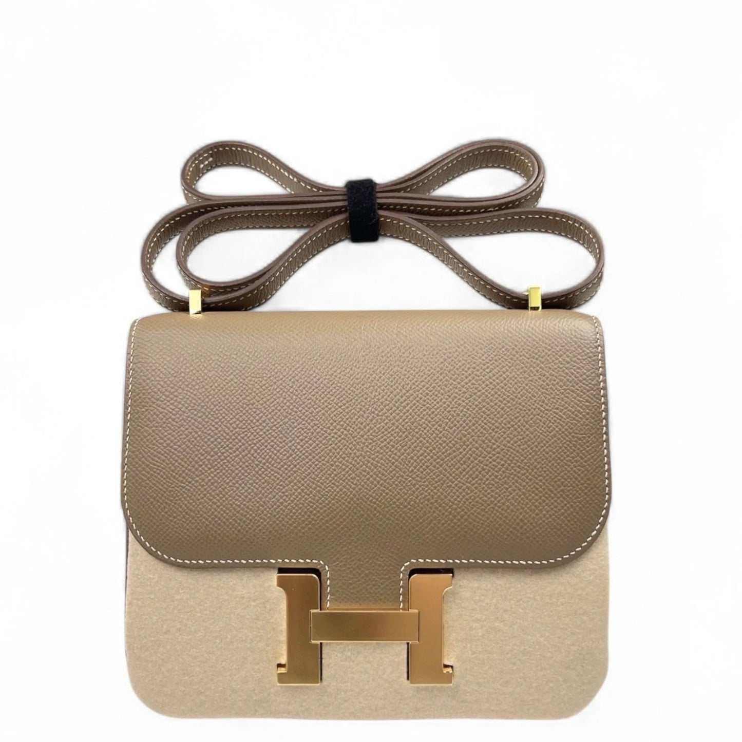 Hermès Constance 19 – Epsom 18 Etoupe (2021, Gold Hardware)