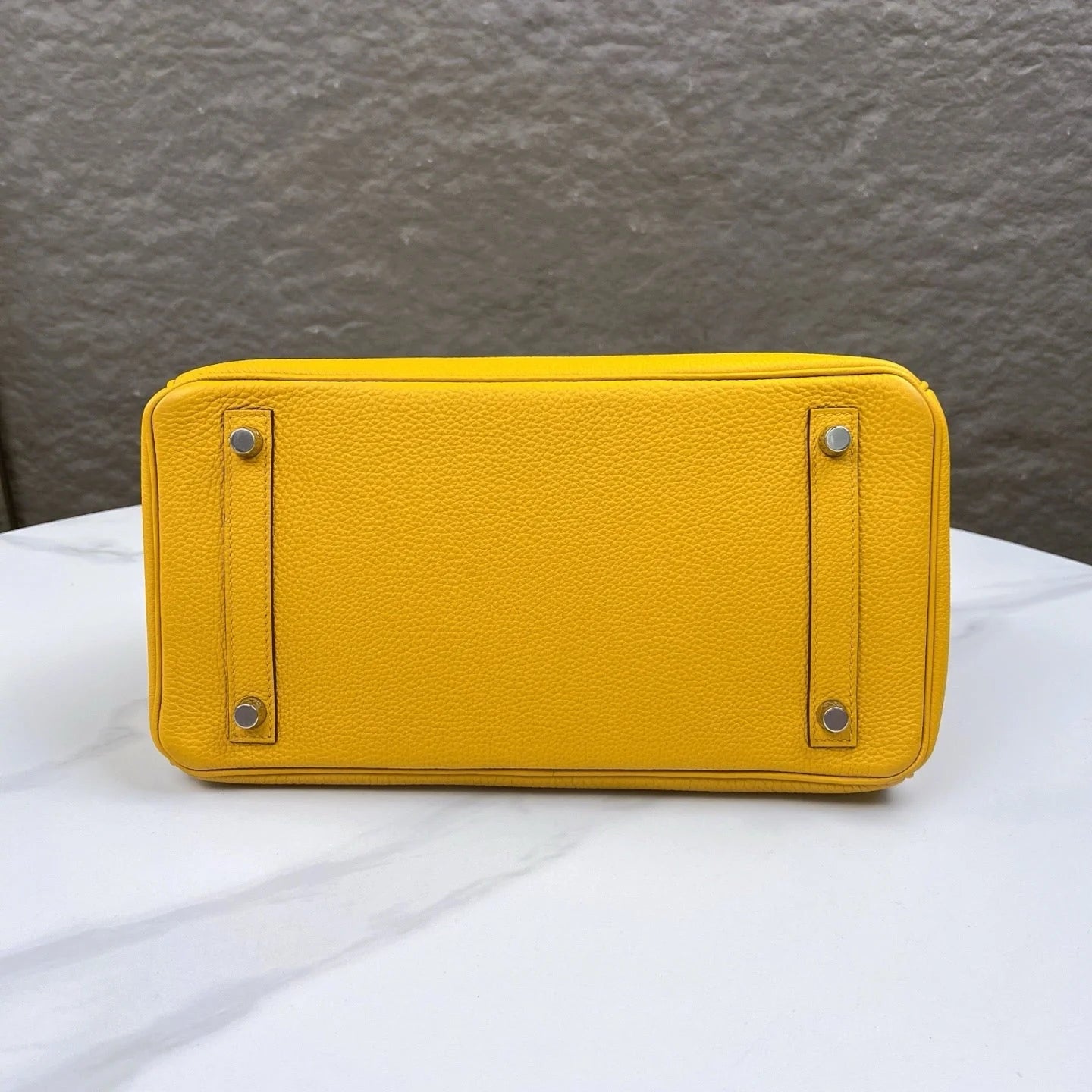 Hermès Birkin 30 – Jaune Amber Togo Leather with Palladium Hardware - Zeuskicks
