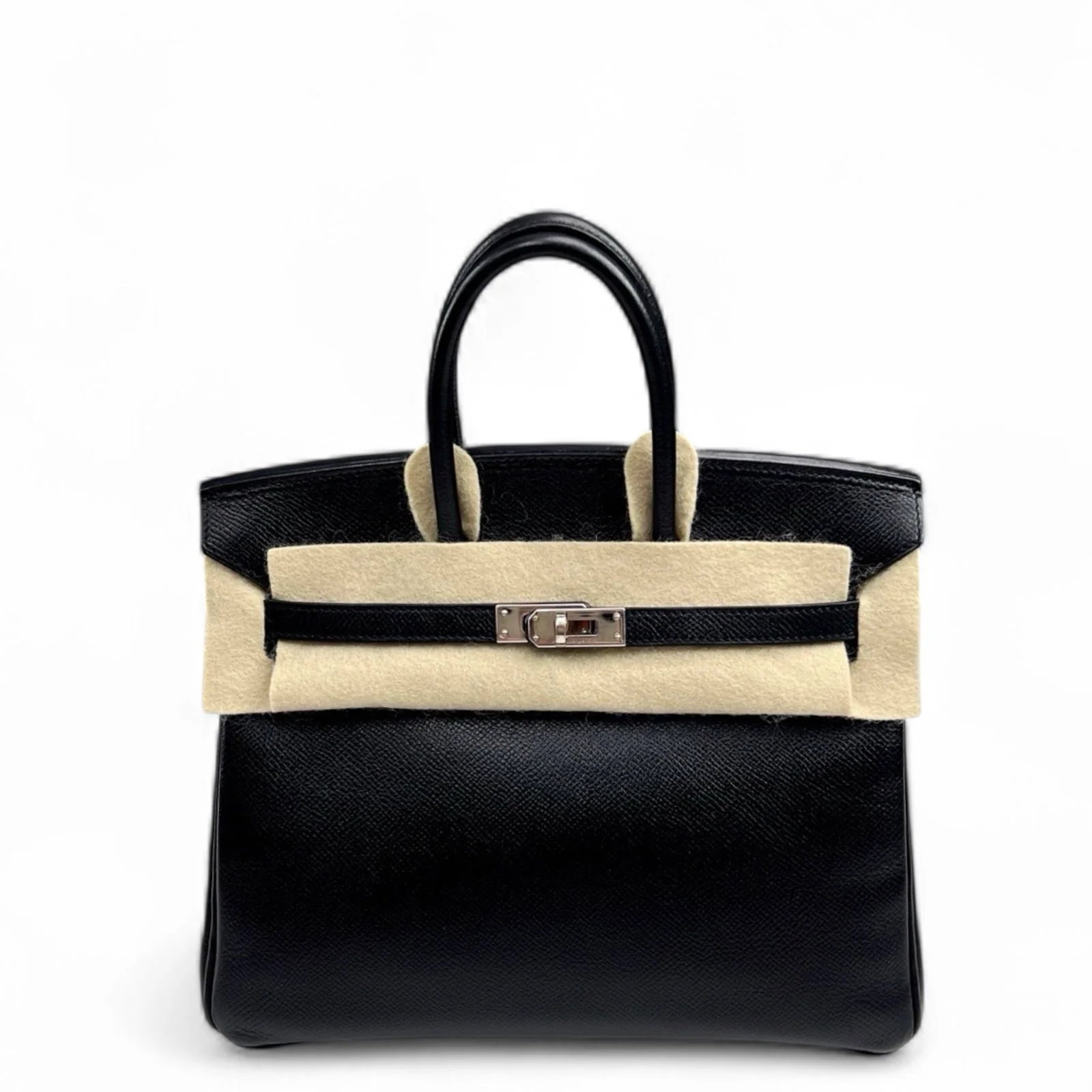 Hermès Birkin 25 – Epsom Leather in 89 Noir with Palladium Hardware - Zeuskicks