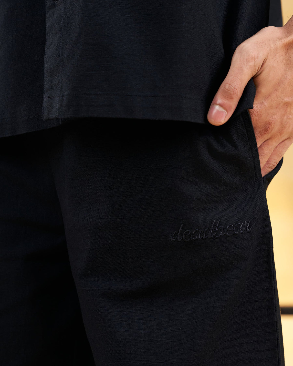 Co-ord Straight Pant Navy by DEADBEAR