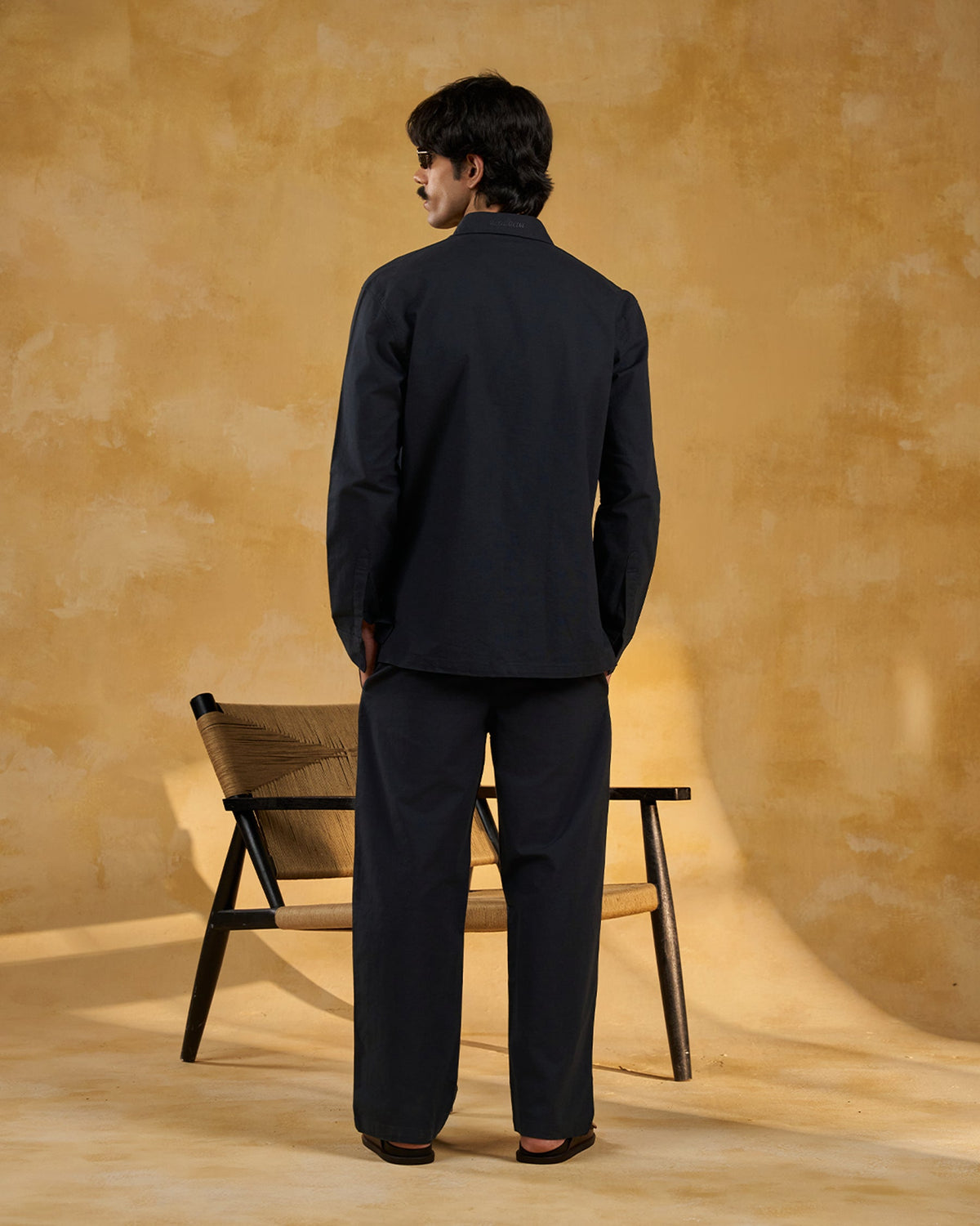 Co-ord Straight Pant Navy by DEADBEAR