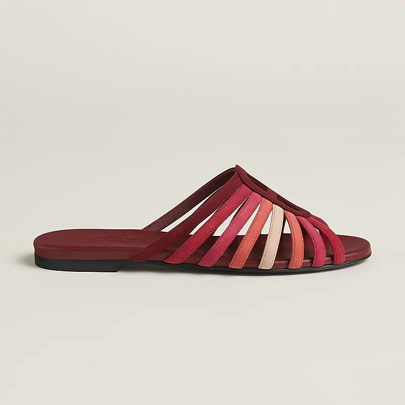 Hermès Noria Sandal – Black Suede