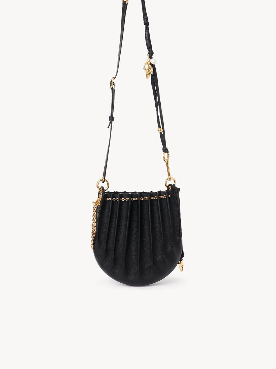 CHLOE Sea Treasures crossbody bag in soft leather Black by CHLOE