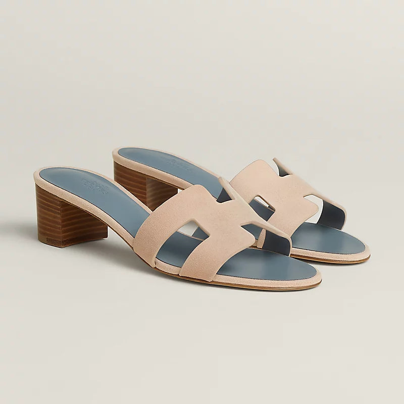 Hermès Oasis Sandal — Suede Goatskin