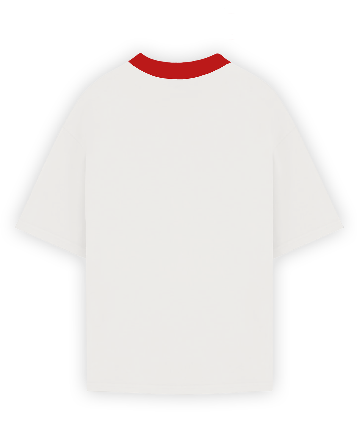 DONT DIE BROKE RINGER T-SHIRT - OFF WHITE/RED by Of The Chaos