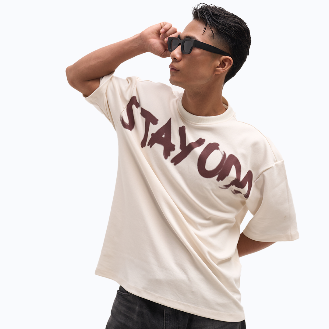 'Stay Odd' Off White TShirt by oddnoteven