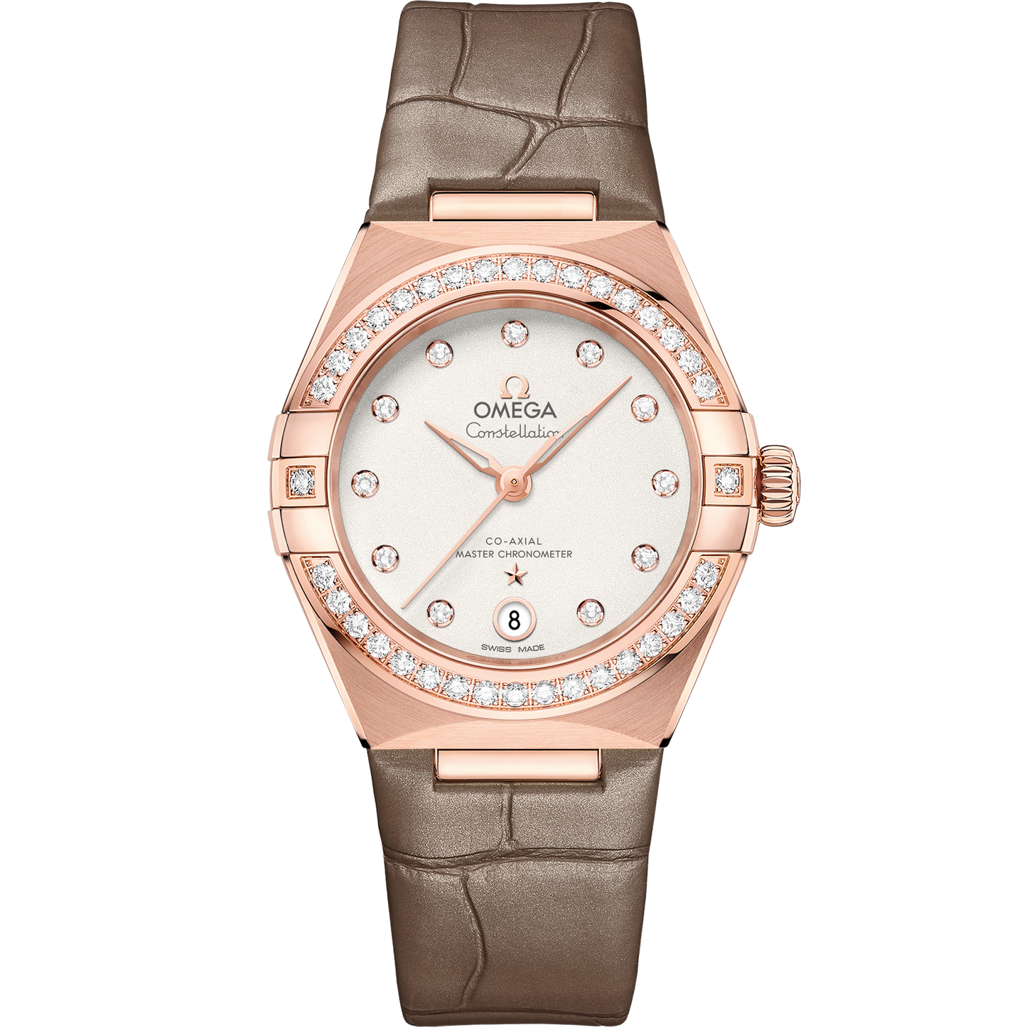 Constellation 29 mm, Sedna™ gold on leather strap - 131.58.29.20.52.002