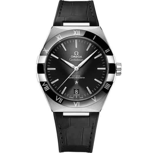 Constellation 41 mm, steel on leather strap - 131.33.41.21.01.001