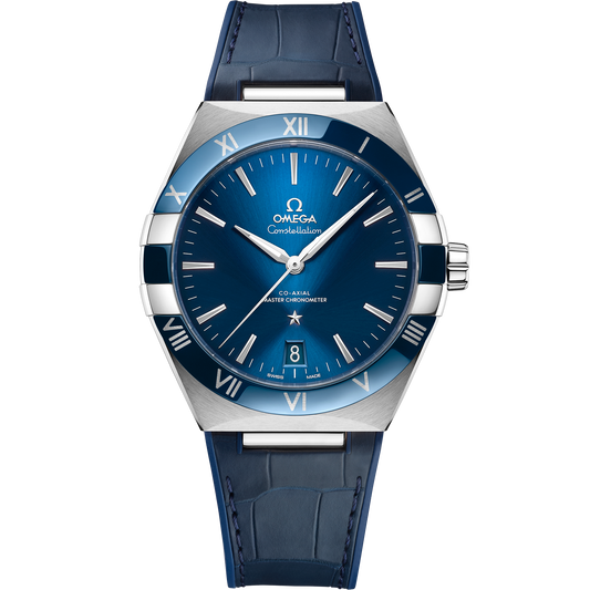 Constellation 41 mm, steel on leather strap - 131.33.41.21.03.001