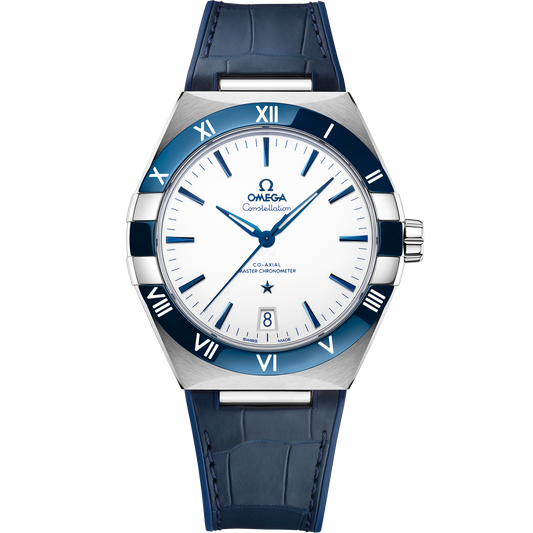 Constellation 41 mm, steel on leather strap - 131.33.41.21.04.001