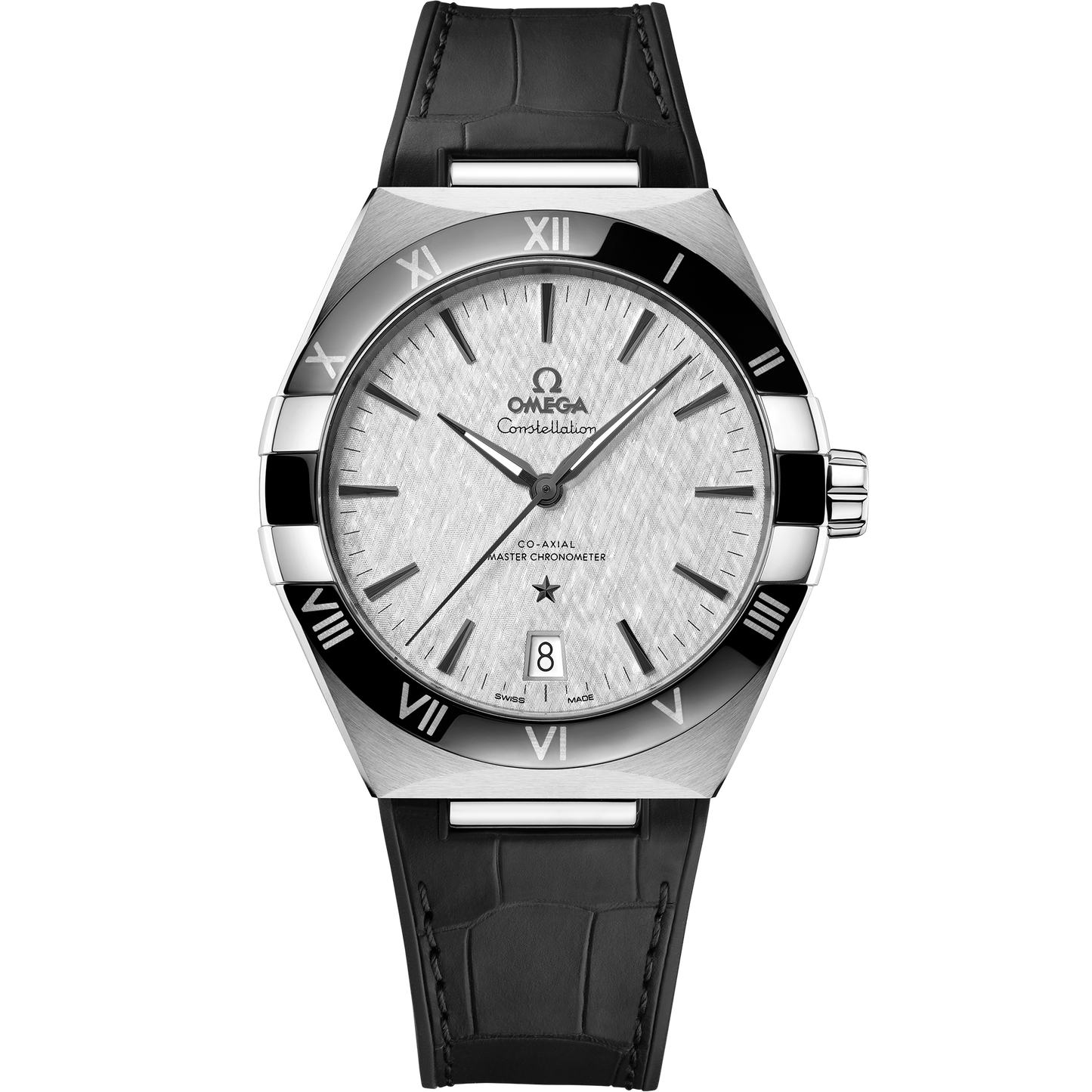 Constellation 41 mm, steel on leather strap - 131.33.41.21.06.001