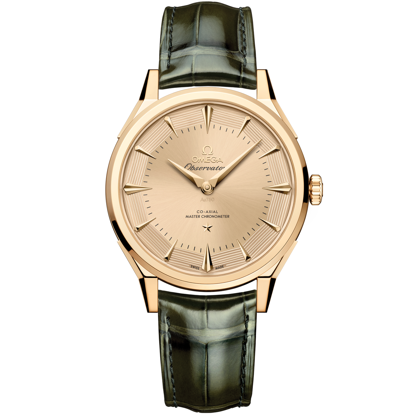 Constellation Observatory 39.4 mm, Moonshine™ gold on alligator - 140.53.39.21.99.001
