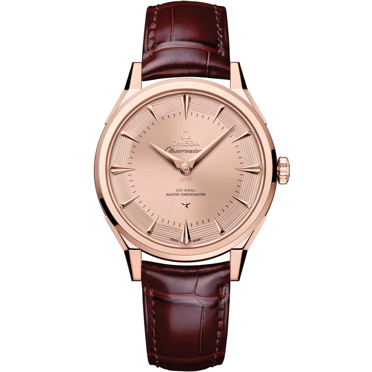 Constellation Observatory 39.4 mm, Sedna™ gold on alligator - 140.53.39.21.99.002