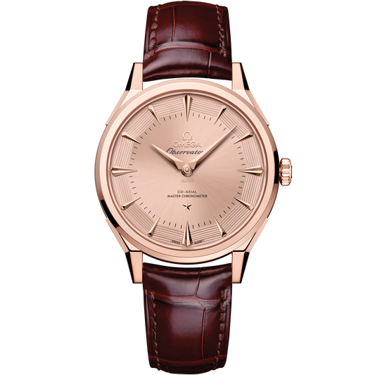 Constellation Observatory 39.4 mm, Sedna™ gold on alligator - 140.53.39.21.99.002