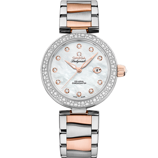 De Ville Ladymatic 34 mm, steel - Sedna™ gold on steel - Sedna™ gold - 425.25.34.20.55.004
