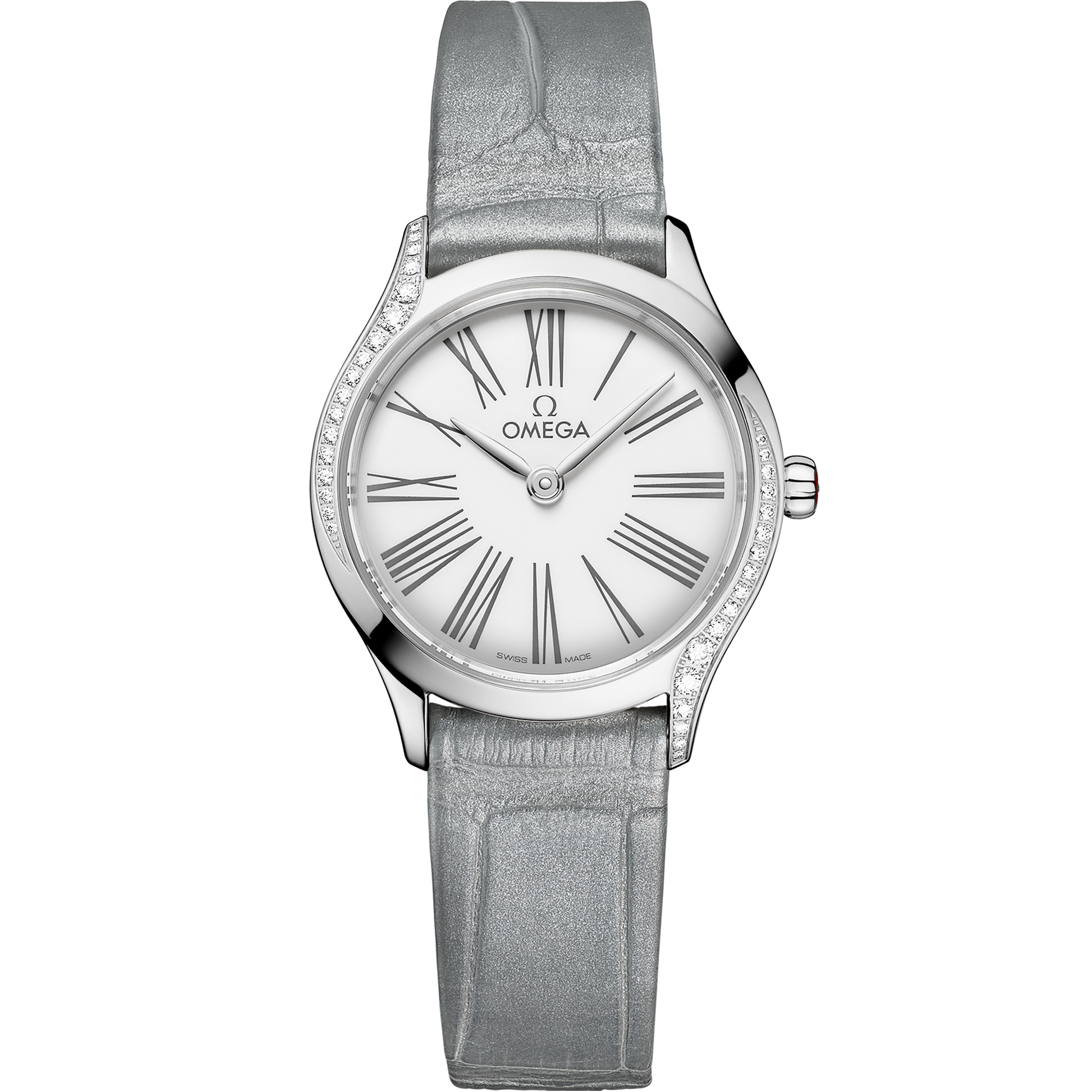 De Ville Mini Trésor 26 mm, steel on alligator - 428.18.26.60.04.001