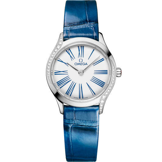 De Ville Mini Trésor 26 mm, steel on alligator - 428.18.26.60.04.002