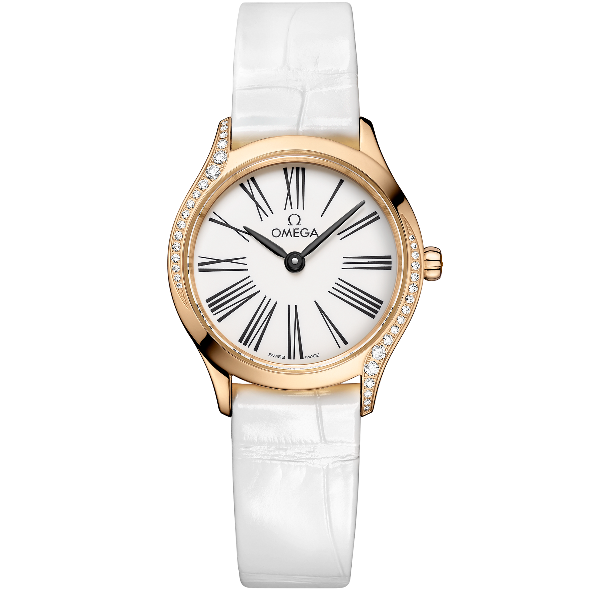 De Ville Mini Trésor 26 mm, Moonshine™ gold on alligator - 428.58.26.60.04.001