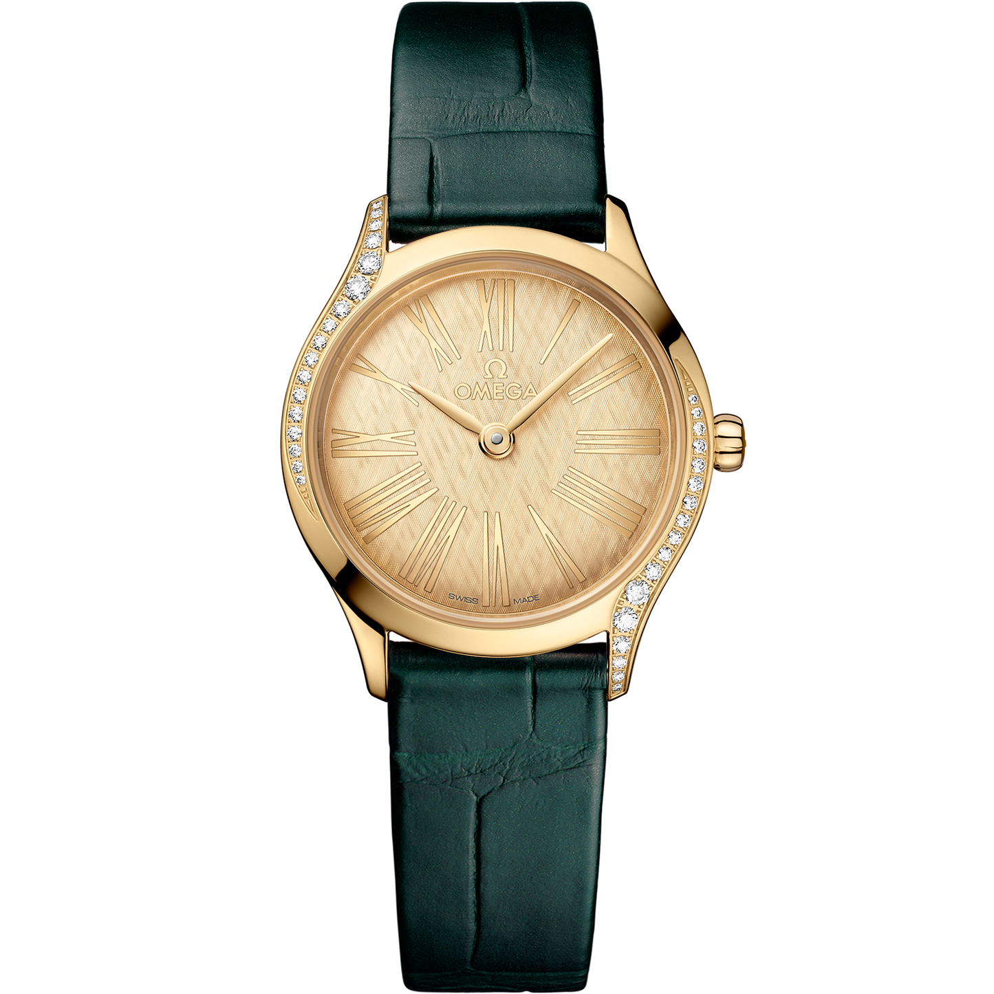 De Ville Mini Trésor 26 mm, Moonshine™ gold on alligator - 428.58.26.60.99.001