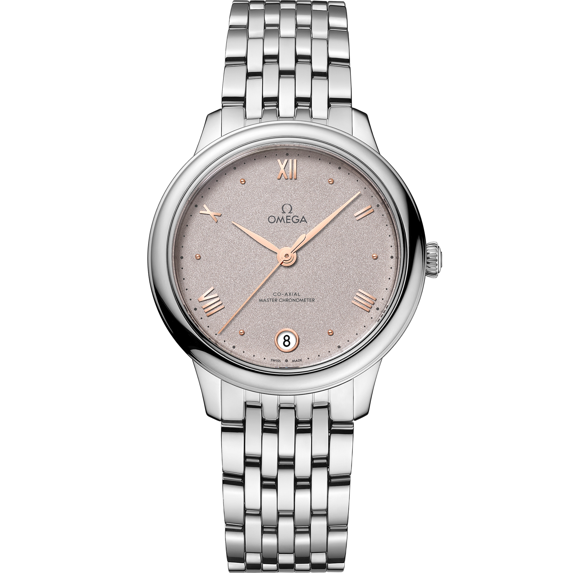 De Ville Prestige 34 mm, steel on steel - 434.10.34.20.02.002
