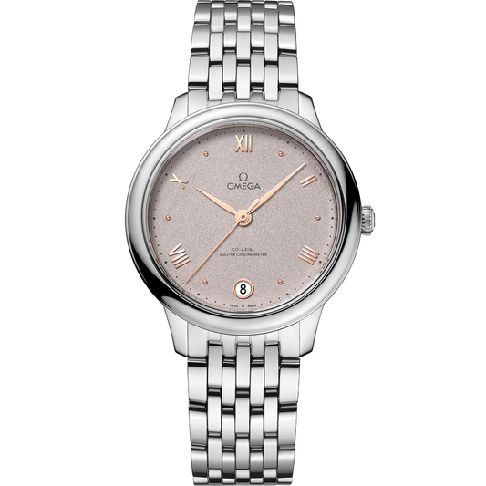 De Ville Prestige 34 mm, steel on steel - 434.10.34.20.02.002