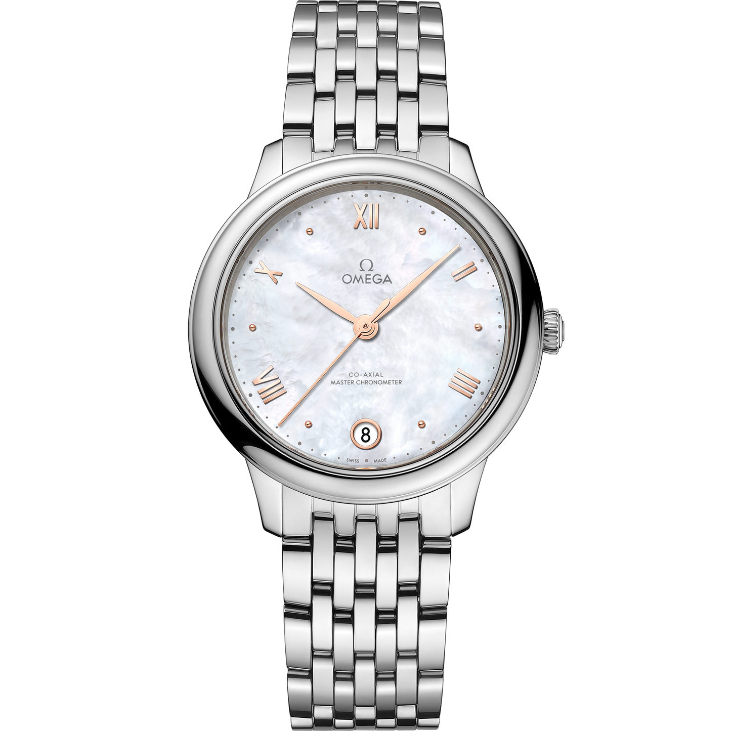 De Ville Prestige 34 mm, steel on steel - 434.10.34.20.05.001