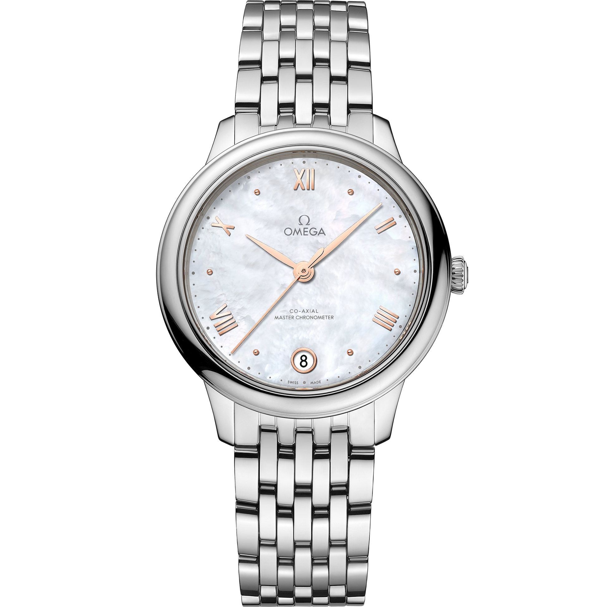 De Ville Prestige 34 mm, steel on steel - 434.10.34.20.05.001