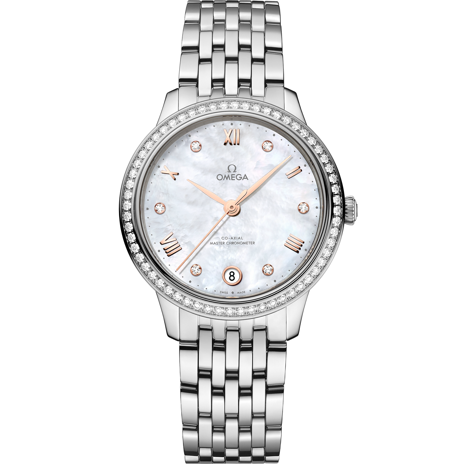 De Ville Prestige 34 mm, steel on steel - 434.15.34.20.55.001