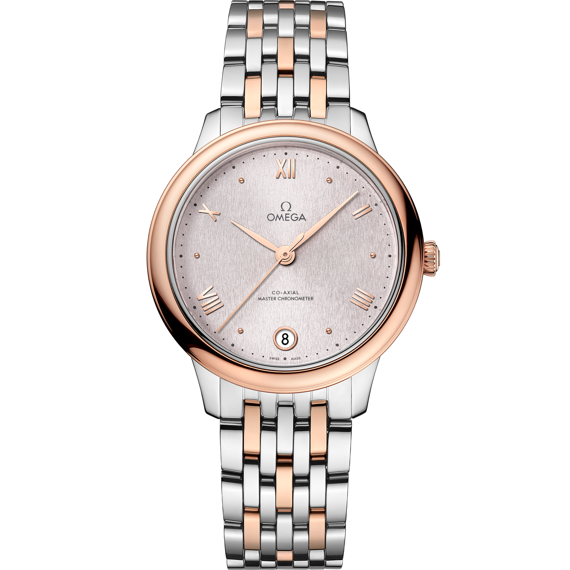 De Ville Prestige 34 mm, steel - Sedna™ gold on steel - Sedna™ gold - 434.20.34.20.02.003
