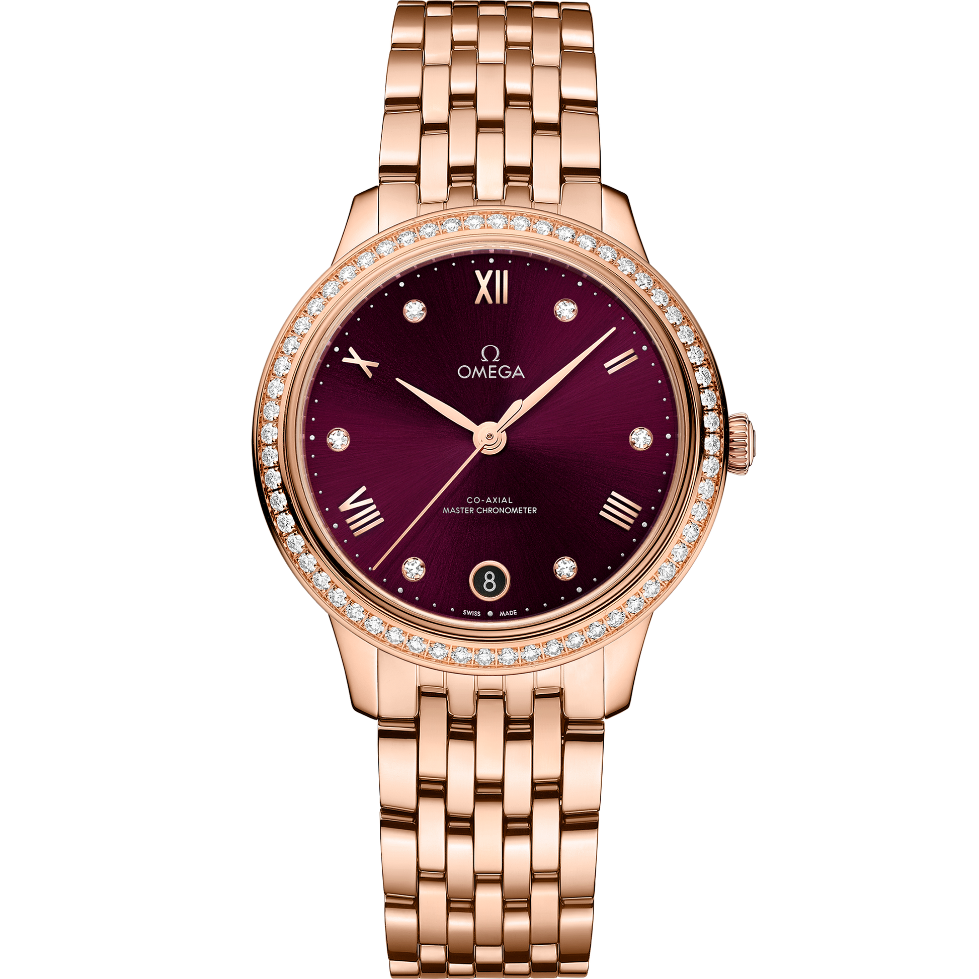 De Ville Prestige 34 mm, Sedna™ gold on Sedna™ gold - 434.55.34.20.61.001