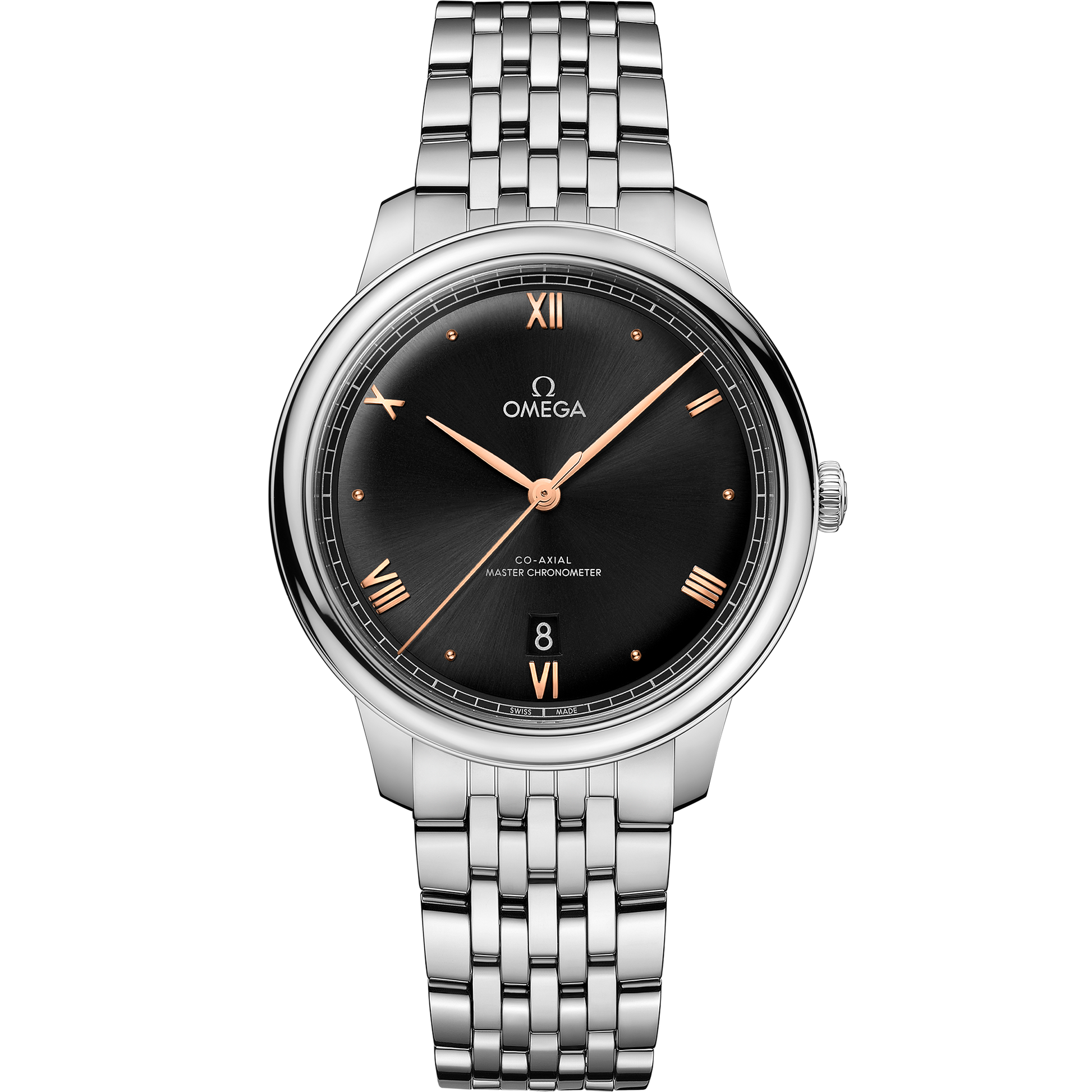De Ville Prestige 40 mm, steel on steel - 434.10.40.20.01.001