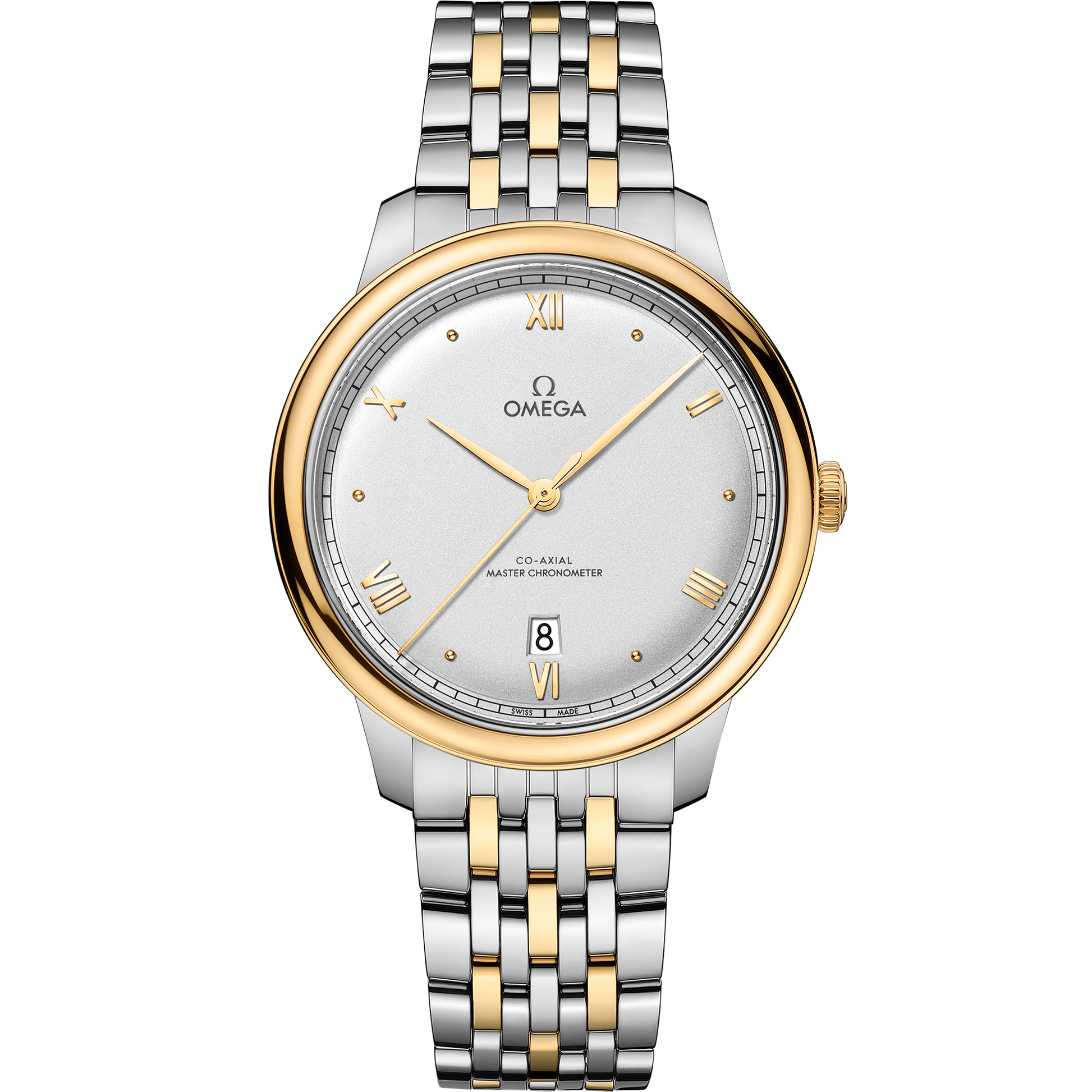De Ville Prestige 40 mm, steel - yellow gold on steel - yellow gold - 434.20.40.20.02.002