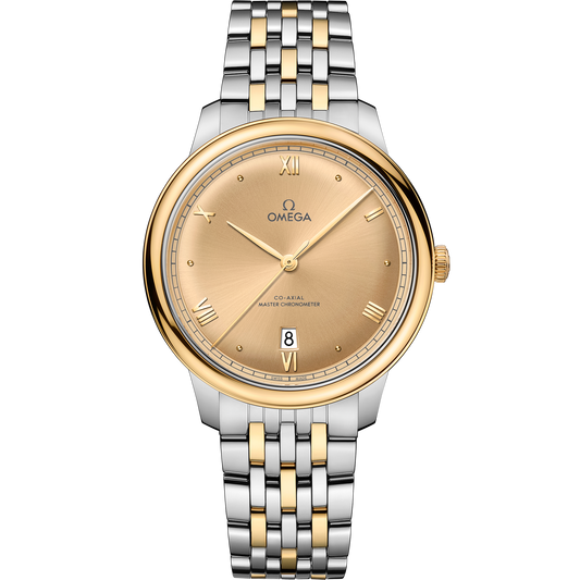 De Ville Prestige 40 mm, steel - yellow gold on yellow gold - 434.20.40.20.08.001
