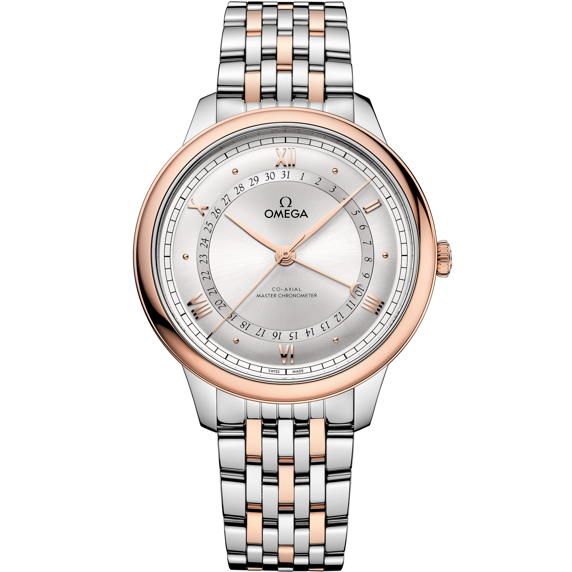 De Ville Prestige 42 mm, steel - Sedna™ gold on steel - Sedna™ gold - 434.20.42.22.02.001