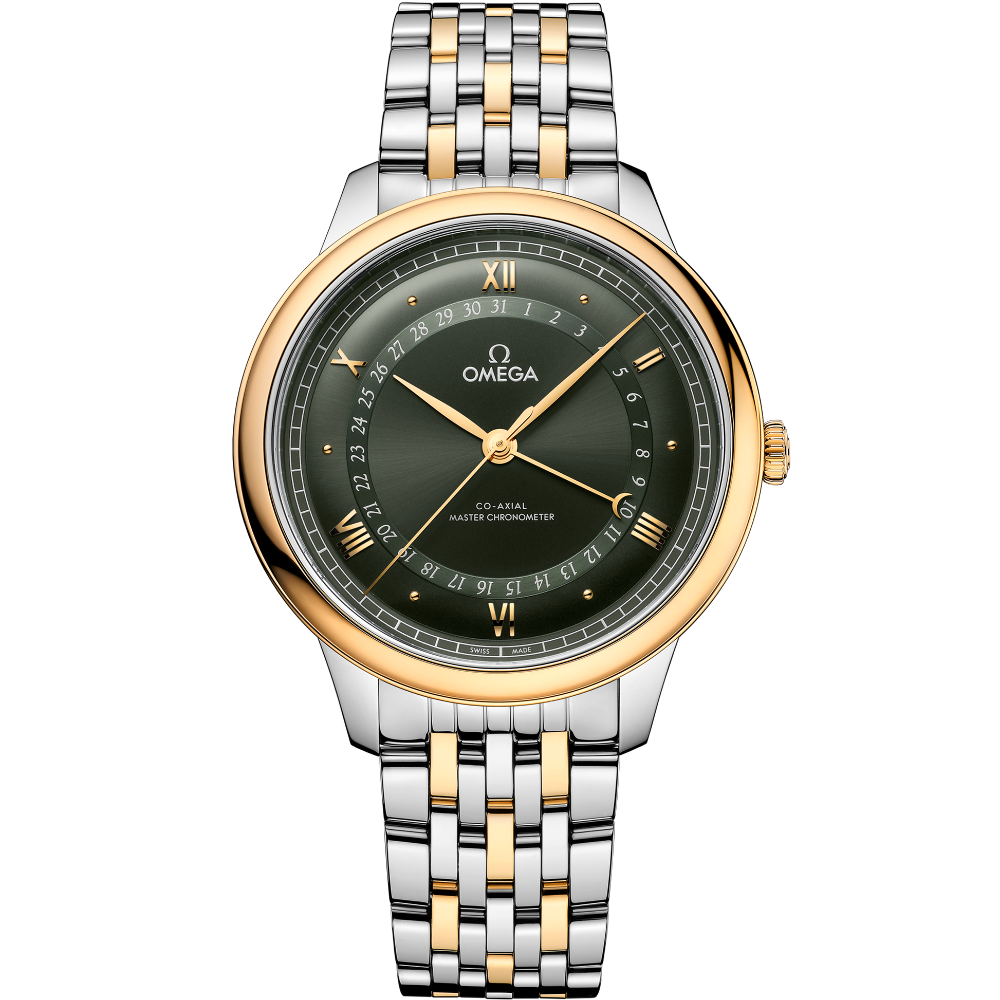 De Ville Prestige 42 mm, steel - yellow gold on steel - yellow gold - 434.20.42.22.10.001