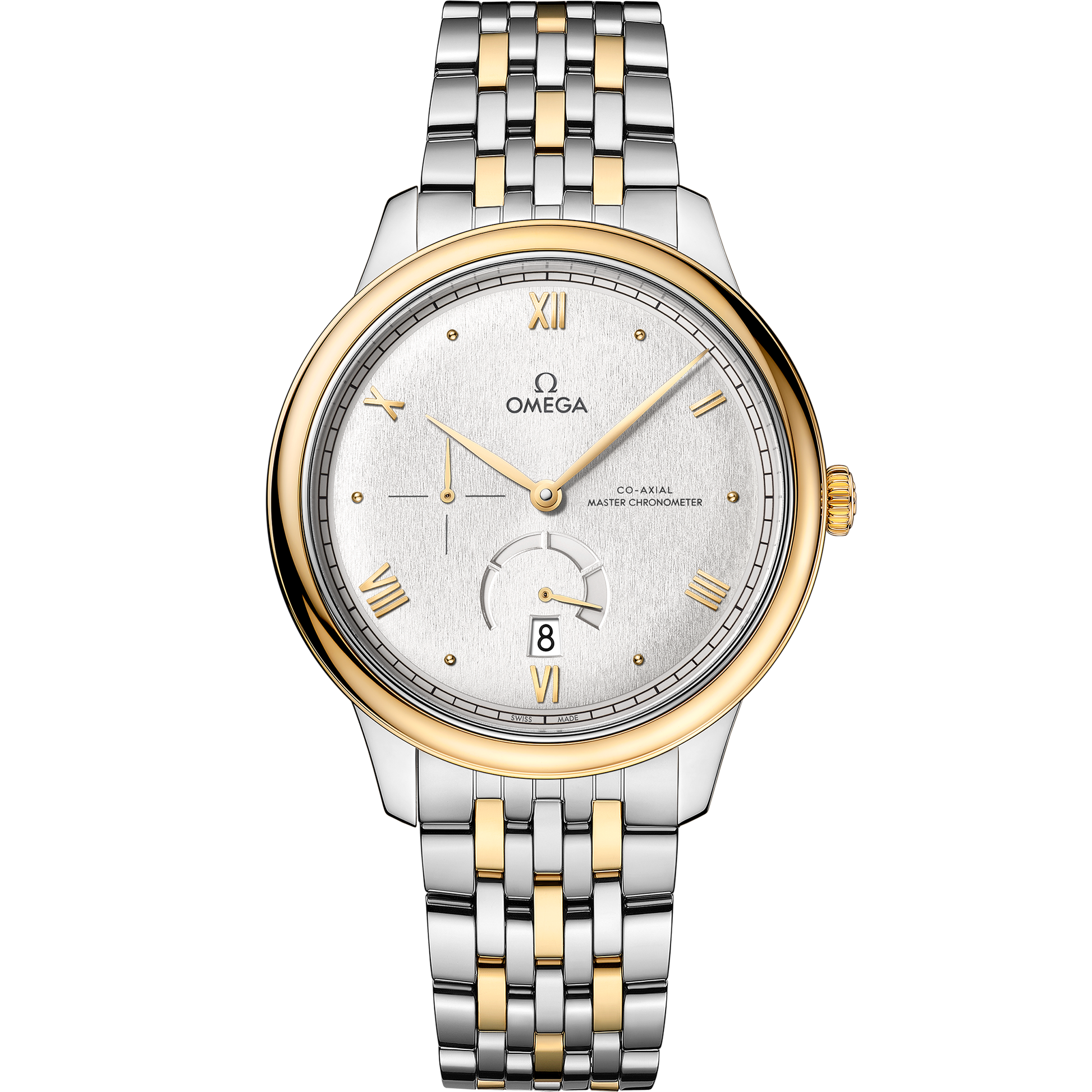 De Ville Prestige 41 mm, steel - yellow gold on steel - yellow gold - 434.20.41.21.02.001