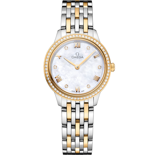 De Ville Prestige 27.5 mm, steel - yellow gold on steel - yellow gold - 434.25.28.60.55.001