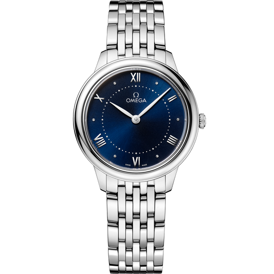 De Ville Prestige 30 mm, steel on steel - 434.10.30.60.03.001