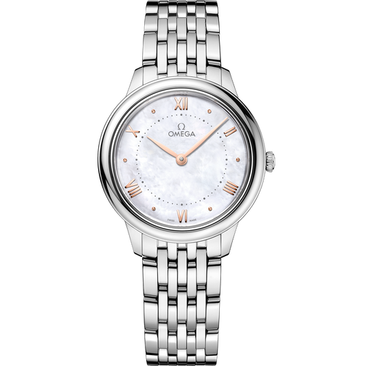 De Ville Prestige 30 mm, steel on steel - 434.10.30.60.05.001