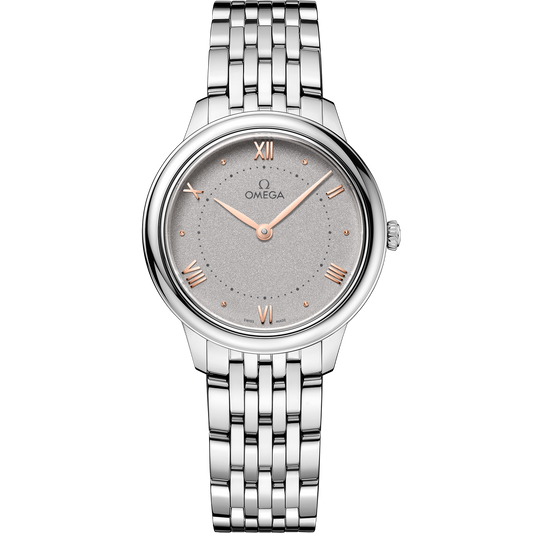 De Ville Prestige 30 mm, steel on steel - 434.10.30.60.06.001