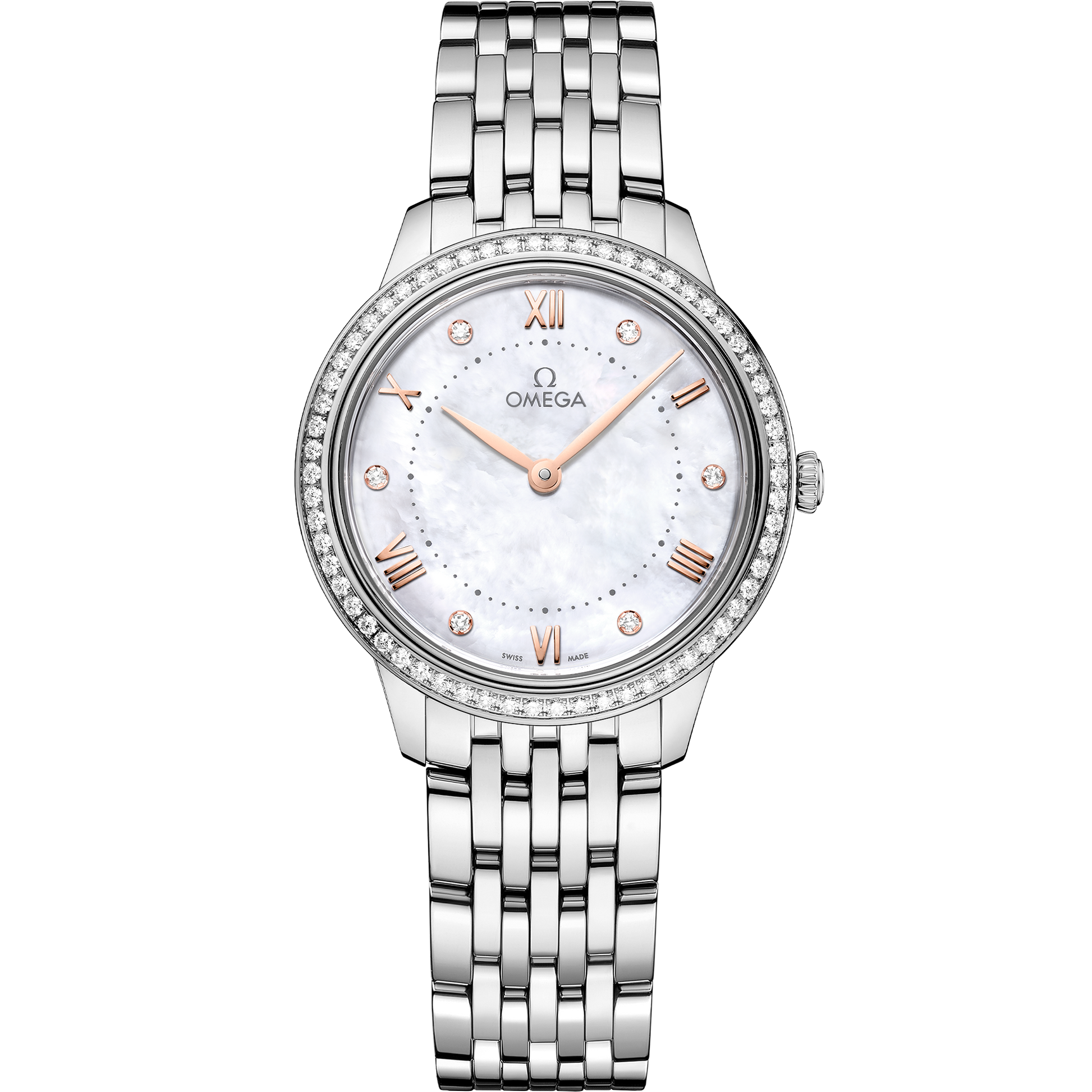 De Ville Prestige 30 mm, steel on steel - 434.15.30.60.55.001