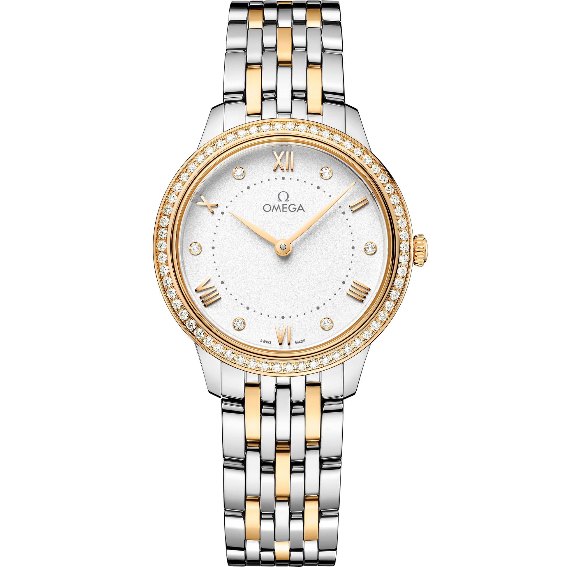 De Ville Prestige 30 mm, steel - yellow gold on steel - yellow gold - 434.25.30.60.52.002
