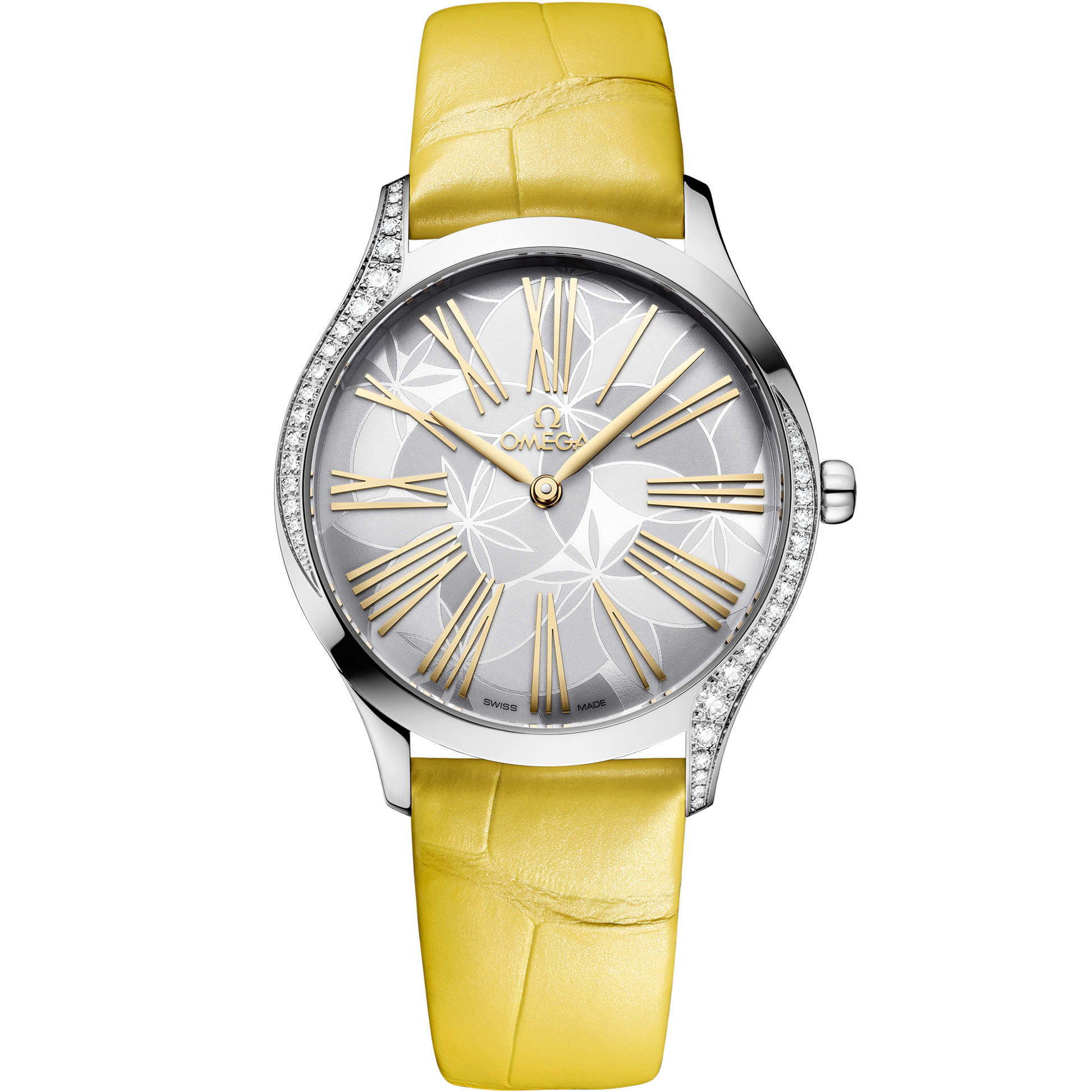 De Ville Trésor 36 mm, steel on alligator - 428.18.36.60.02.002