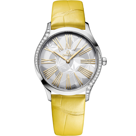 De Ville Trésor 36 mm, steel on alligator - 428.18.36.60.02.002
