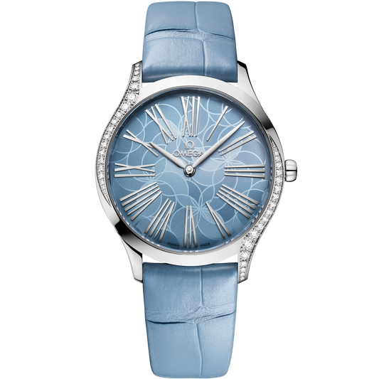 De Ville Trésor 36 mm, steel on alligator - 428.18.36.60.03.002