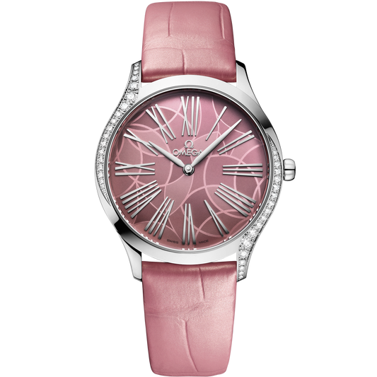 De Ville Trésor 36 mm, steel on alligator - 428.18.36.60.10.001